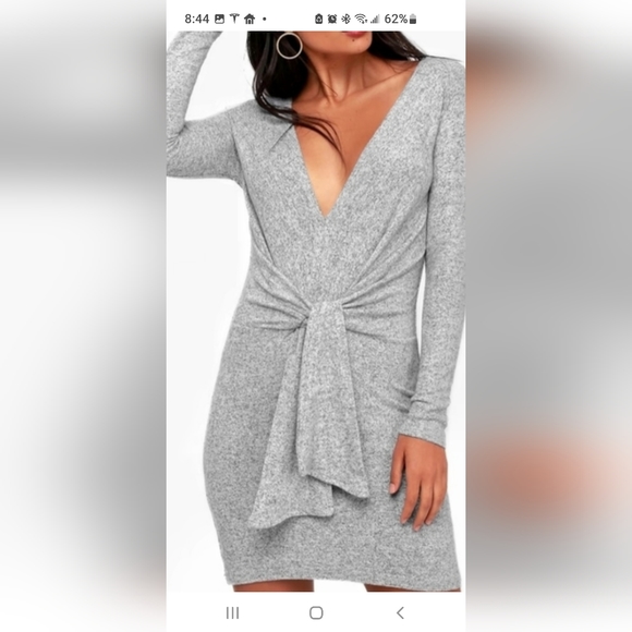 Free People black sweater dress size xs - Picture 2 of 5